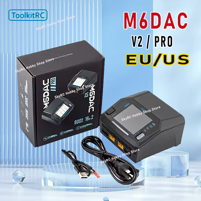 Toolkitrc M6Dac Smart Charger - ToolkitRC M6DAC V2/Pro Dwukanałowa Inteligentna Ładowarka,