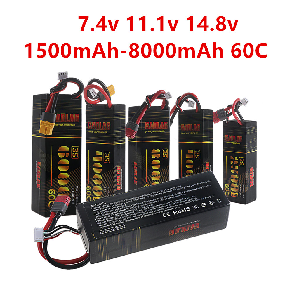 4S Lipo Battery 14.8V 6000Mah - Akumulator Lipo 2S 3S 4S 2500mAh
