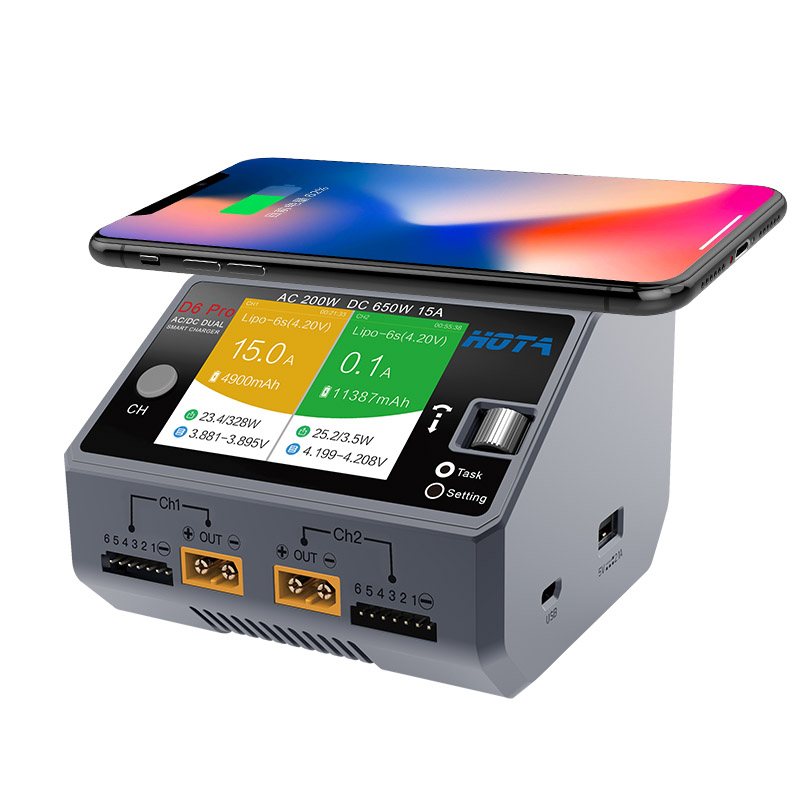 Hota D6 Pro Dual Lipo Charger - Ładowarka HOTA D6 Pro AC 200W