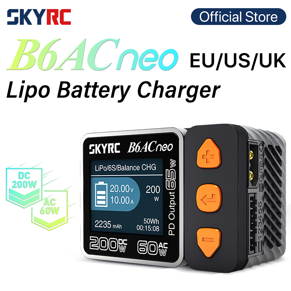 Skyrc B6 Neo Smart Charger - SKYRC B6ACneo Ładowarka DC 200W AC