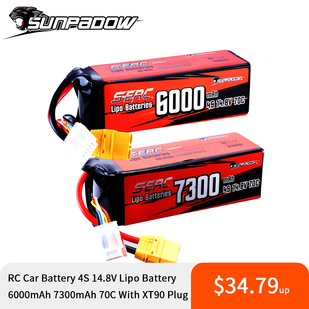 4S Lipo Battery 14.8V 6000Mah - Sunpadow 4S Akumulator Lipo do 6000mAh