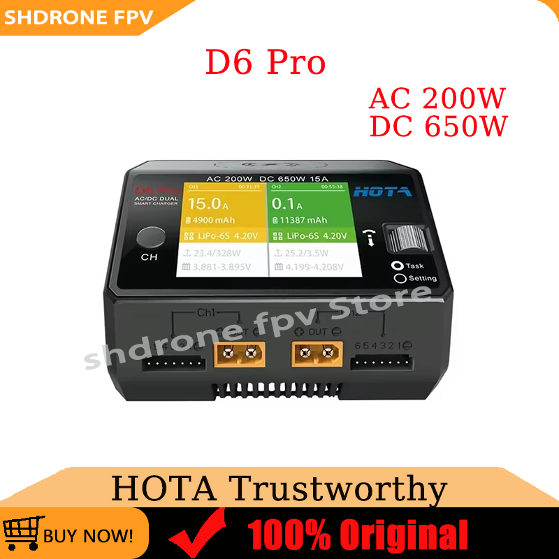 Hota D6 Pro Dual Lipo Charger - Oryginalna ładowarka HOTA D6 Pro AC