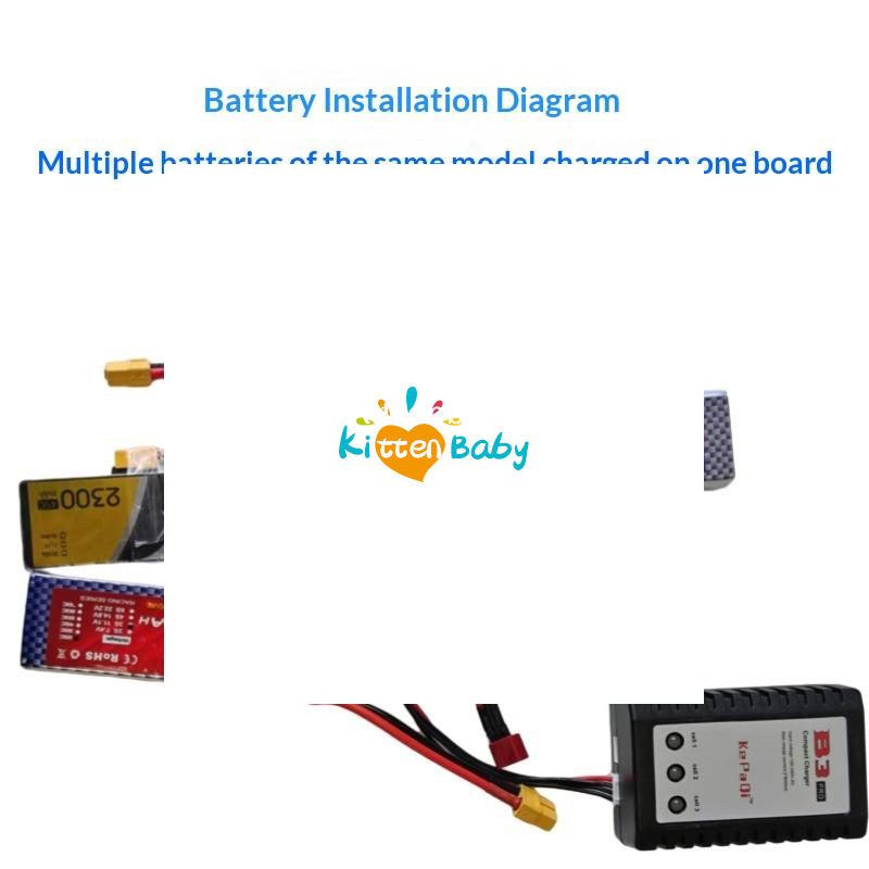 12S Lipo Battery Balancing Board - 1 Zestaw Ładowarka do Akumulatorów RC