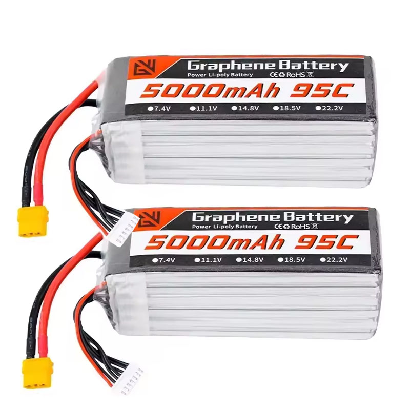 6S Lipo Battery 22.2V 5000Mah - Akumulator Lipo 6S 5000mAh XT60 XT90