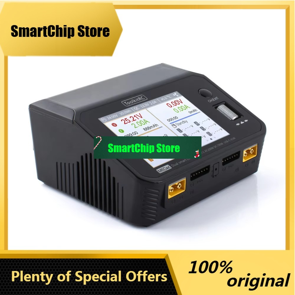 Toolkitrc M6Dac Smart Charger - SmCpToolkitRC M6DAC Dwukanałowa Inteligentna Ładowarka i