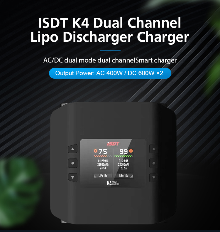 2023 ISDT K4 AC 400W / DC 600W – Isdt K4 Dual Lipo Charger recenzja i cena