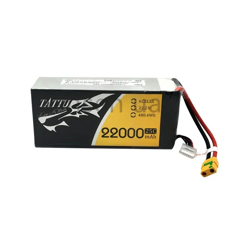 TATTU 22000mAh 22.2V 6S 488wh  – Tattu 6S 22000Mah Lipo Battery recenzja i cena
