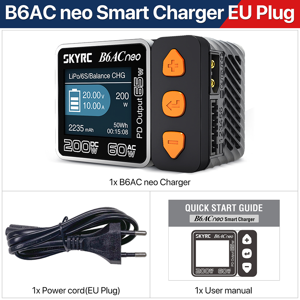 SKYRC B6ACneo Ładowarka DC 200 – Skyrc B6 Neo Smart Charger recenzja i cena