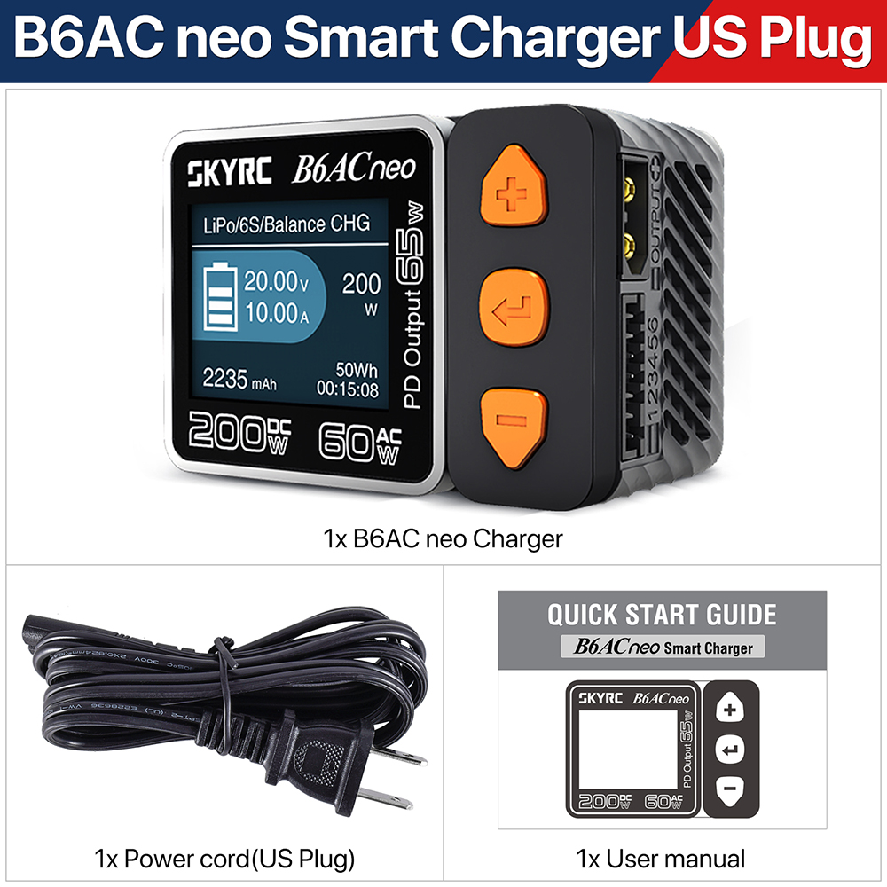 SKYRC B6ACneo Ładowarka DC 200 – Skyrc B6 Neo Smart Charger recenzja i cena