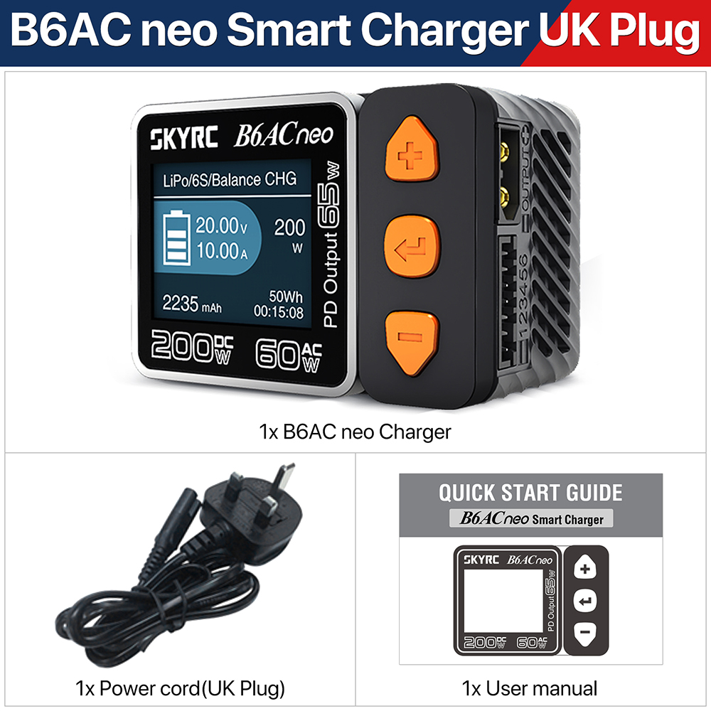 SKYRC B6ACneo Ładowarka DC 200 – Skyrc B6 Neo Smart Charger recenzja i cena