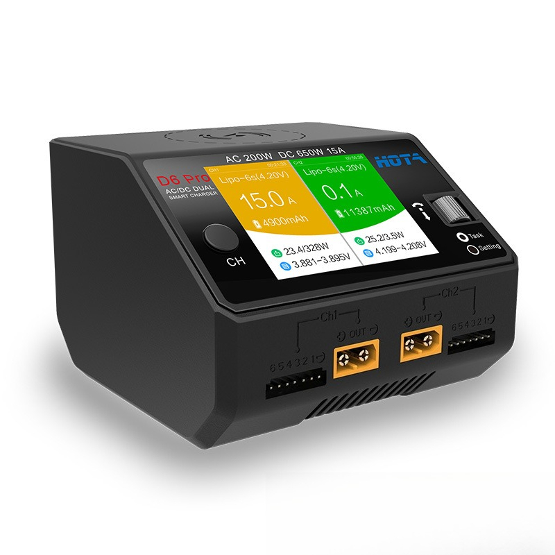 Ładowarka balansująca HOTA D6  – Hota D6 Pro Dual Lipo Charger recenzja i cena