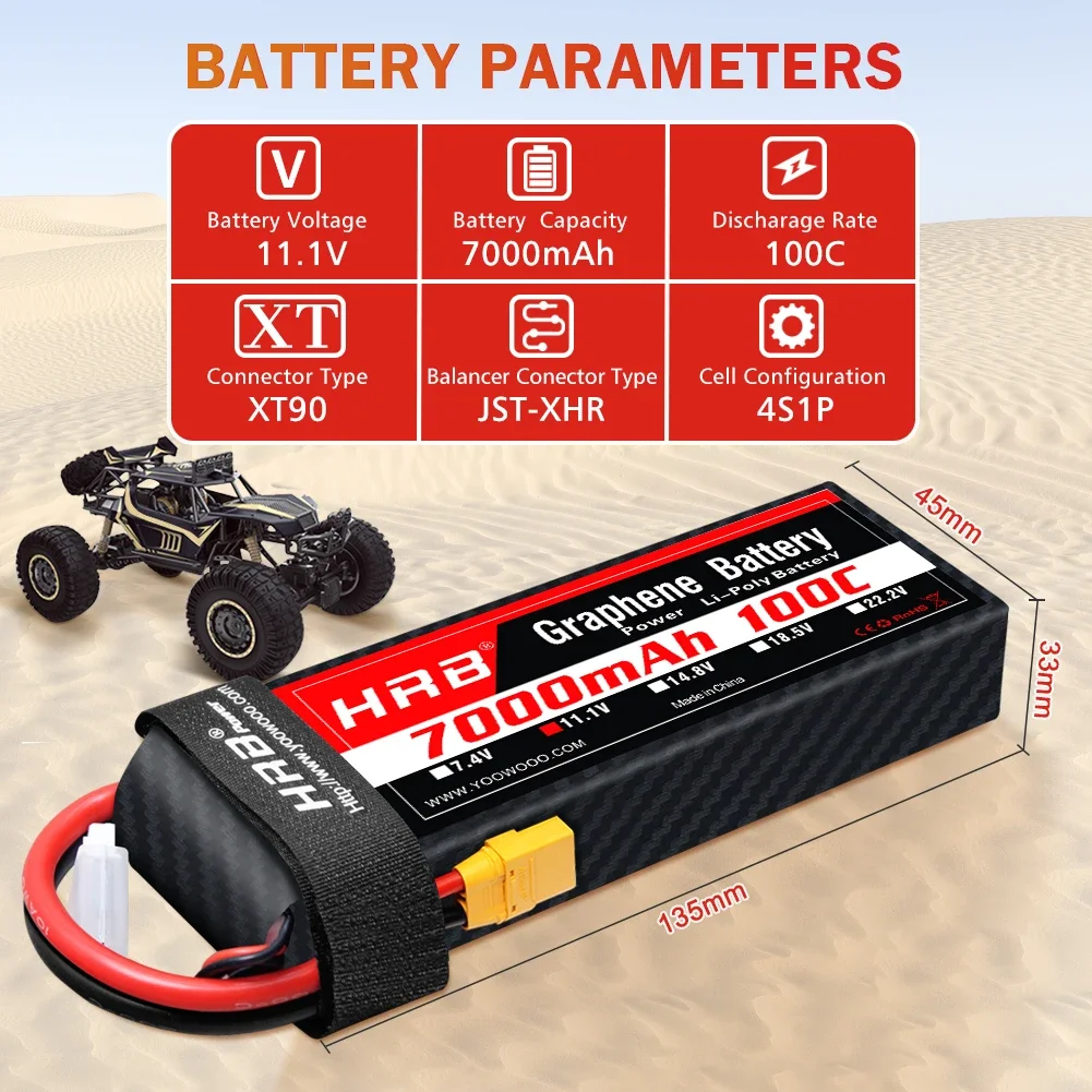 Akumulator grafenowy 2S 3S 4S  – 4S Lipo Battery 14.8V 6000Mah recenzja i cena