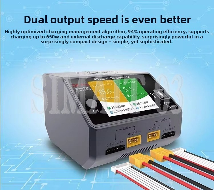 Inteligentna ładowarka do bala – Hota D6 Pro Dual Lipo Charger recenzja i cena