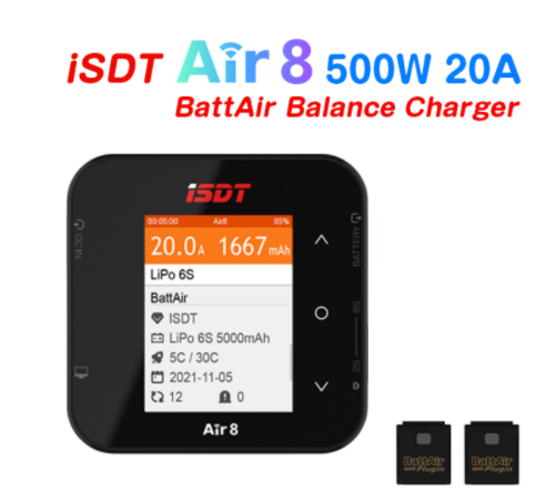 ISDT Air8 500W 20A 2-8S /Q8 MA – Isdt Air8 8S Lipo Charger recenzja i cena
