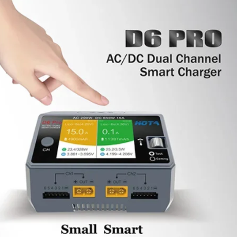 HOTA D6 Pro 200W AC 650W DC Dw – Hota D6 Pro Dual Lipo Charger recenzja i cena