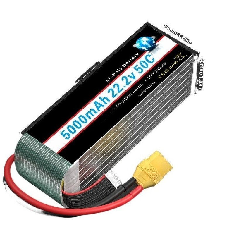 Nowa bateria Lipo 5000/6000mAh – 6S Lipo Battery 22.2V 5000Mah recenzja i cena