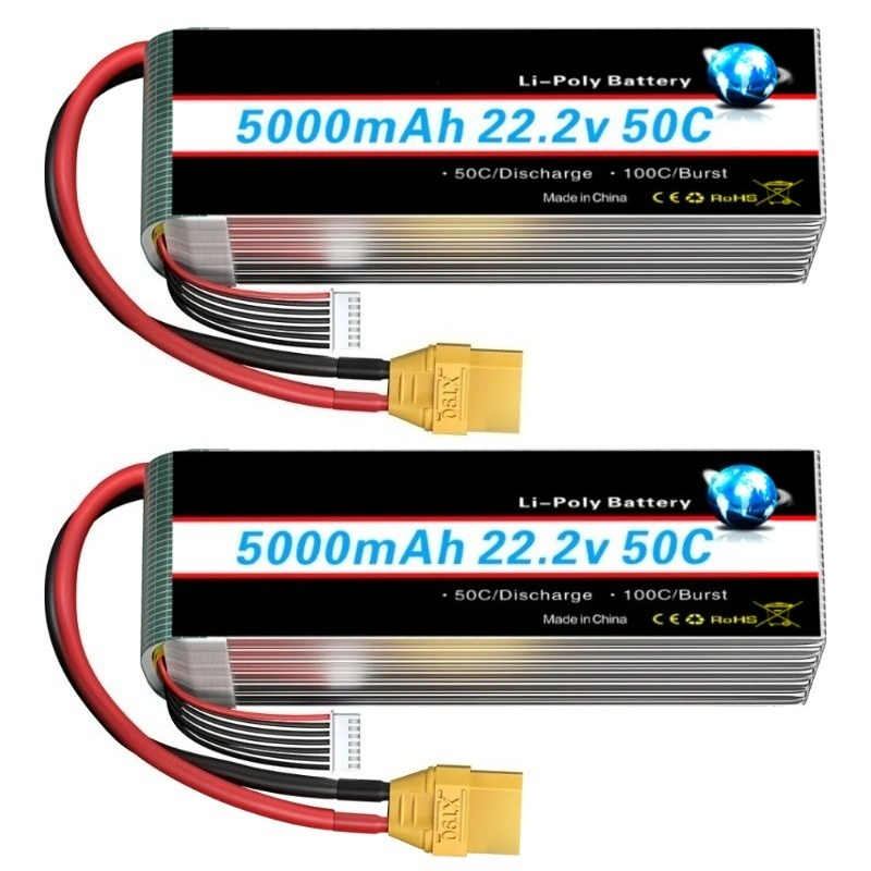 Nowa bateria Lipo 5000/6000mAh – 6S Lipo Battery 22.2V 5000Mah recenzja i cena