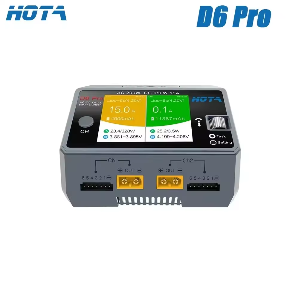 Oryginalna ładowarka HOTA D6 P – Hota D6 Pro Dual Lipo Charger recenzja i cena