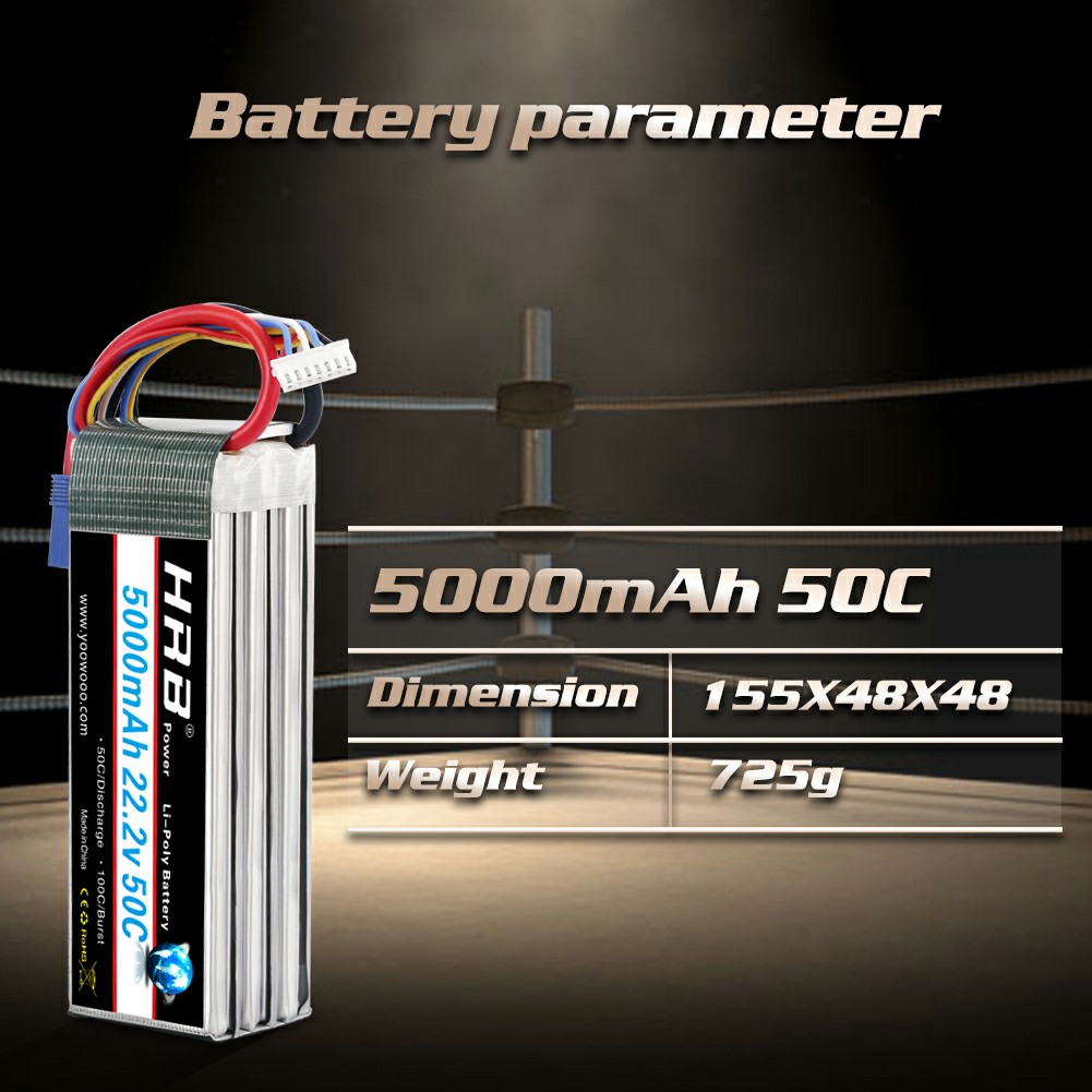 Akumulator Lipo HRB 6S 22.2V 5 – 6S Lipo Battery 22.2V 5000Mah recenzja i cena