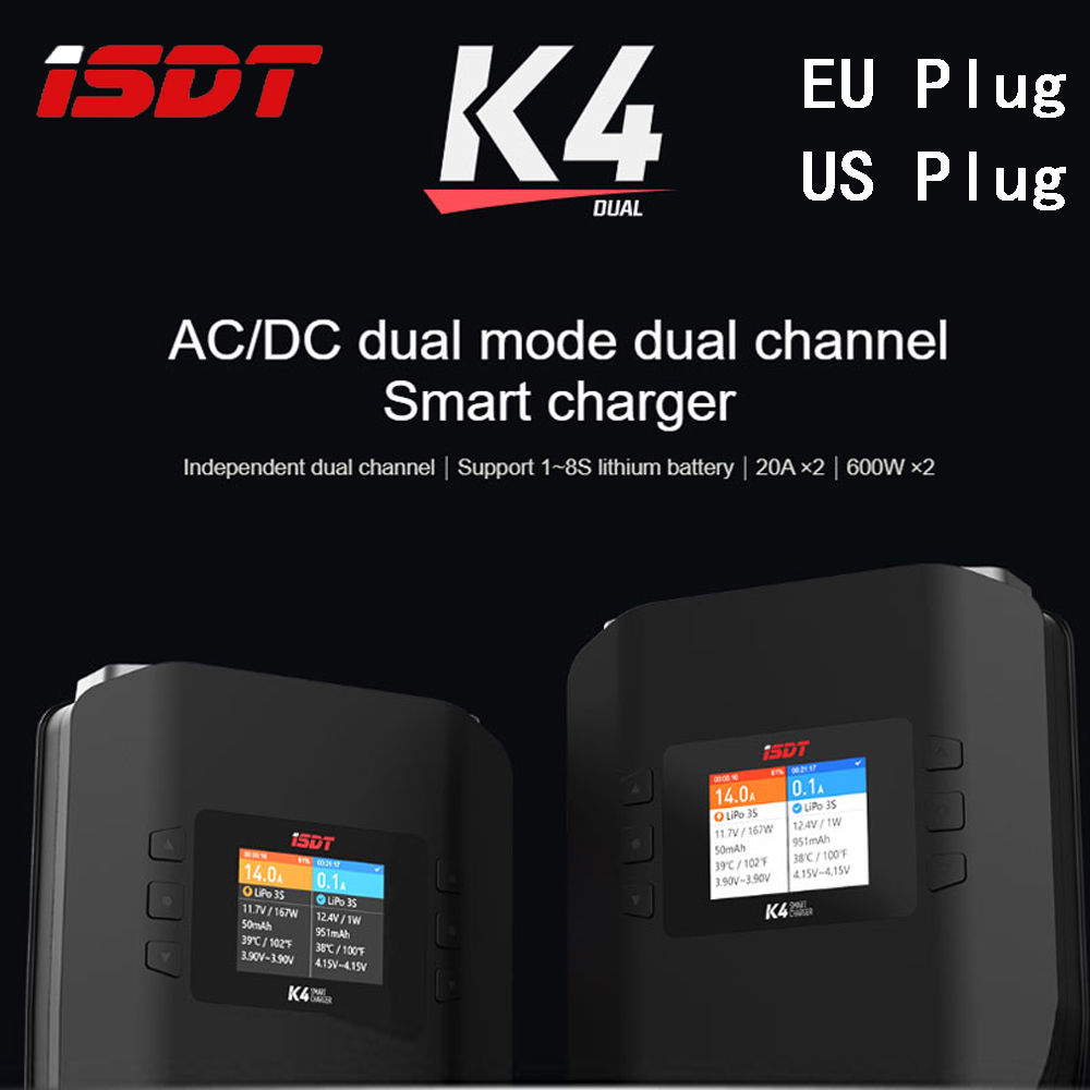 Ładowarka inteligentna ISDT K4 – Isdt K4 Dual Lipo Charger recenzja i cena