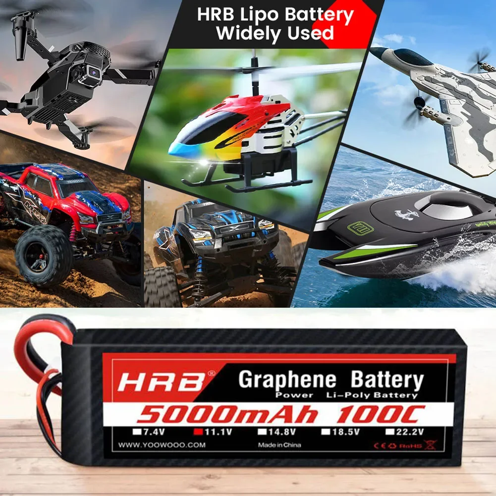 2PC Bateria grafenowa 2S 3S 4S – 6S Lipo Battery 22.2V 5000Mah recenzja i cena