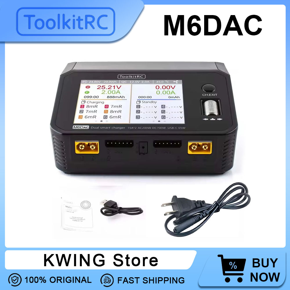 ToolkitRC M6DAC Podwójna Intel – Toolkitrc M6Dac Smart Charger recenzja i cena