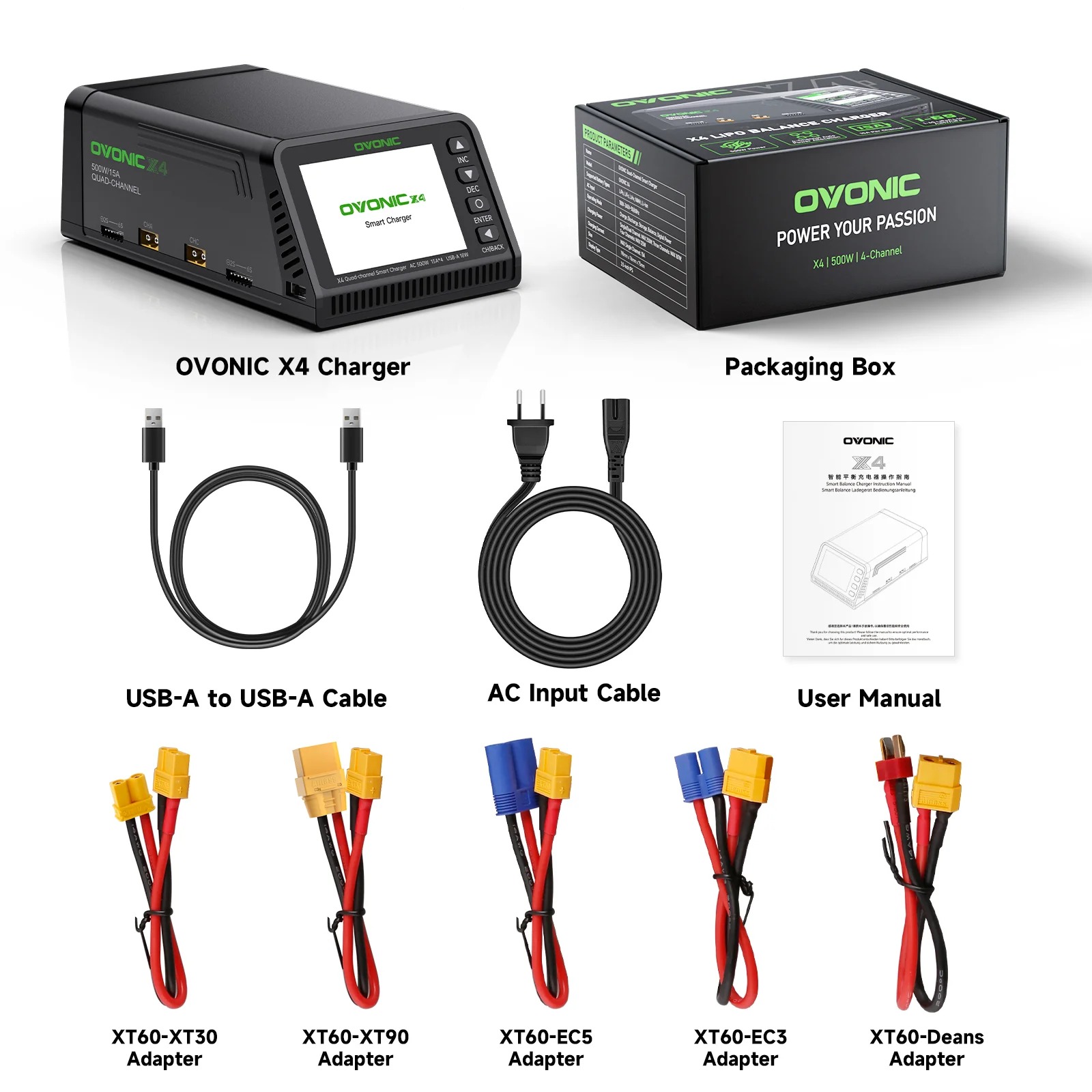 Ovonic X4 AC500W 4-kanałowa in – Toolkitrc M6Dac Smart Charger recenzja i cena