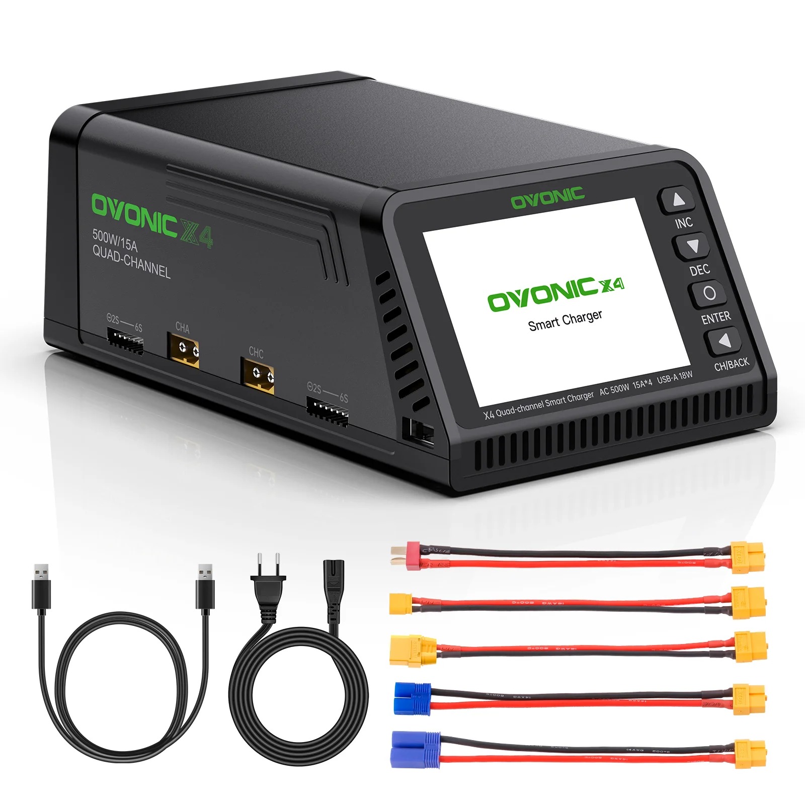 Ovonic X4 AC500W 4-kanałowa in – Toolkitrc M6Dac Smart Charger recenzja i cena