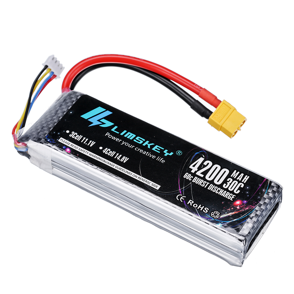 Akumulator Lipo 2S 3S 4S 7.4V  – 4S Lipo Battery 14.8V 6000Mah recenzja i cena