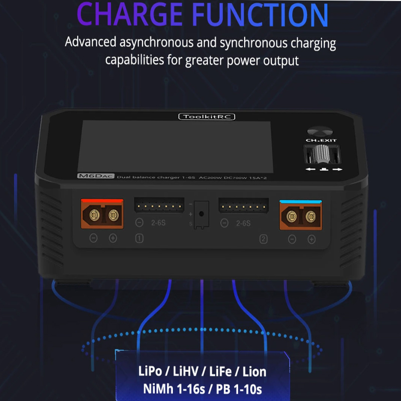 ToolkitRC M6DAC Dwukanałowa in – Toolkitrc M6Dac Smart Charger recenzja i cena