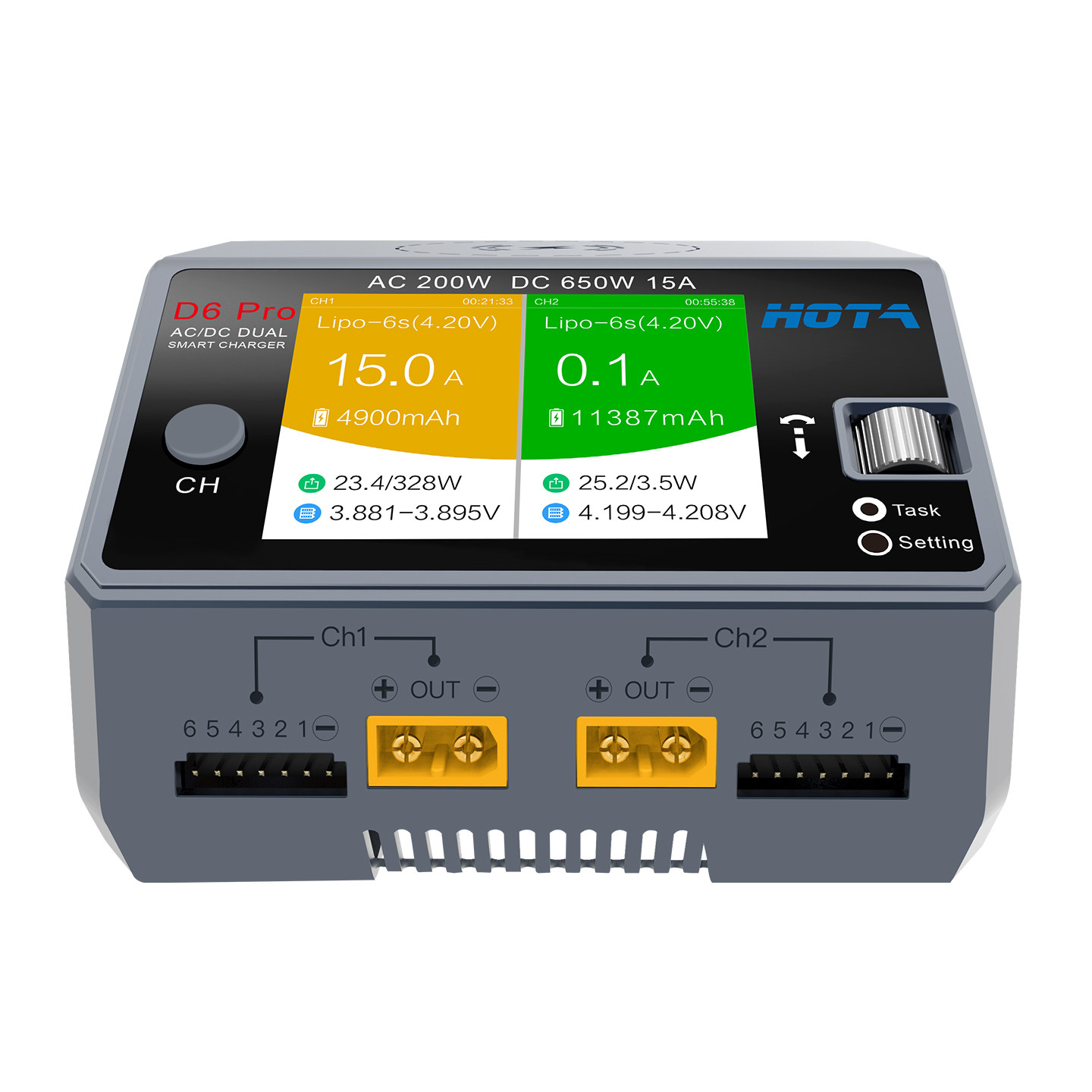 Ładowarka HOTA D6 Pro AC/DC Du – Hota D6 Pro Dual Lipo Charger recenzja i cena